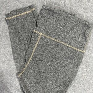 Athleta Capri Leggings Women's Small Gray Nylon Stretch Yoga‎ High-Waist Pull-On
